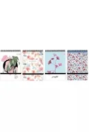 Notesy i bloczki - Kołonotes A6/96 kratka flower (10szt) - miniaturka - grafika 1