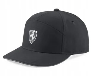 Czapka PUMA FERRARI STYLE CAP SF z daszkiem bejsbolówka czarna - Czapki i chusty sportowe męskie - miniaturka - grafika 1