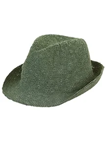 Sterntaler Unisex dziecięcy kapelusz słomkowy czapka dziecięca, ciemnozielony, normalny, ciemnozielony, 55 - Czapki damskie - miniaturka - grafika 1