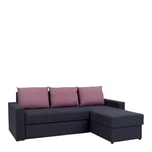 Narożnik z Funkcją Spania i Pojemnikiem Domino Prawy GIB Meble Tkanina Cashmere 17, Tkanina Cashmere 22 - Narożniki - miniaturka - grafika 1