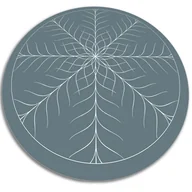 Dywany - Uniwersalny dywan okrągły winylowy abstrakcyjny kształt fi140 cm - miniaturka - grafika 1