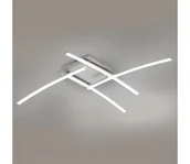 Lampy sufitowe - Brilagi - LED Plafon STRIPES LED/32W/230V srebrne - miniaturka - grafika 1