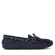 Mokasyny męskie - Mokasyny Polo Ralph Lauren 803916580003 Granatowy - miniaturka - grafika 1