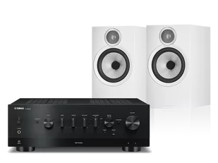 Yamaha R-N800A (czarny) + 606 S3 (biały) - Zestawy stereo - miniaturka - grafika 1