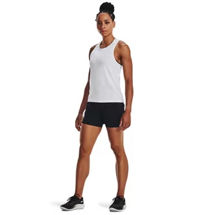 Damskie spodenki do biegania Under Armour UA RUN STAMINA 2IN1 SHORT - czarne - UNDER ARMOUR - Spodnie sportowe damskie - miniaturka - grafika 1