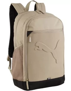 Plecak Puma tłoczone LOGO 73581 beżowy - Plecaki szkolne i tornistry - miniaturka - grafika 1