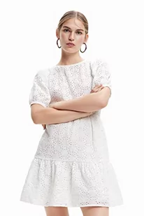 Desigual Sukienka damska, biały, S - Sukienki - miniaturka - grafika 1