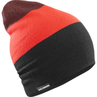 Czapka zimowa SALOMON FLATSPIN REVERSIBLE BEANI LC2302400 – Czarny - Czapki damskie - miniaturka - grafika 1