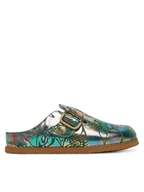 Klapki i japonki damskie - Laura Vita Klapki Brownieo 12 Srebrny - miniaturka - grafika 1