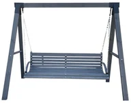 Huśtawki - Szara huśtawka do ogrodu H6-A84 - miniaturka - grafika 1