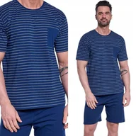 Piżamy damskie - PIŻAMA MĘSKA CORNETTE 325 Lagoone S / 44 Granatowy - miniaturka - grafika 1