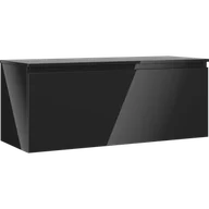 Szafki łazienkowe - Mexen Orio szafka łazienkowa podumywalkowa 120 cm z blatem, 1 szuflada, czarna połysk - 91A10-12047-1-BFC70 - miniaturka - grafika 1