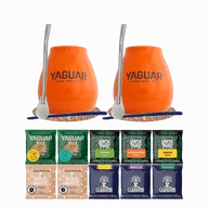 Yerba Mate - Yerba Mate zestaw dla dwojga Tykwa Bombilla 10x50g - miniaturka - grafika 1