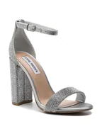 Sandały damskie - Steve Madden Sandały Carrson-R SM11000371-02003-968 Srebrny - miniaturka - grafika 1