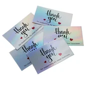 Scrapbooking - Wizytówka Bilecik Thank You For Supporting 5 Szt. - miniaturka - grafika 1