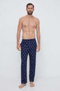 Piżamy męskie - Polo Ralph Lauren spodnie piżamowe bawełniane kolor granatowy wzorzysta - miniaturka - grafika 1