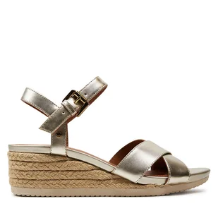 Espadryle Geox D Ischia Corda D02HHC 000CF C2012 Złoty - Espadryle damskie - miniaturka - grafika 1