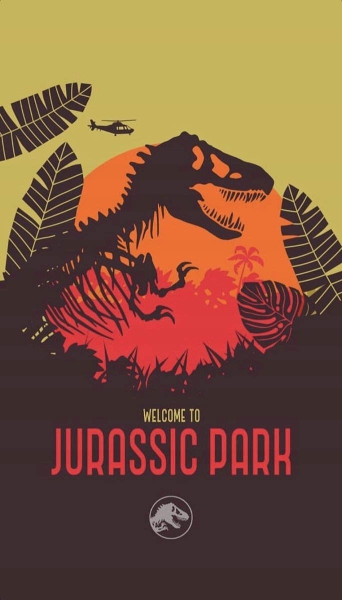 PODKŁADKA POD MYSZ Nadruk 22x18 cm Jurassic Park Dinozaury Tekst Prezent