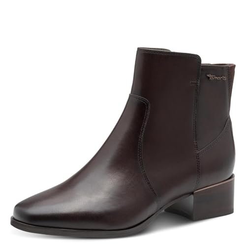 TAMARIS Damskie botki Comfort Boot Heel, Espresso, 41 EU, espresso, 41 EU