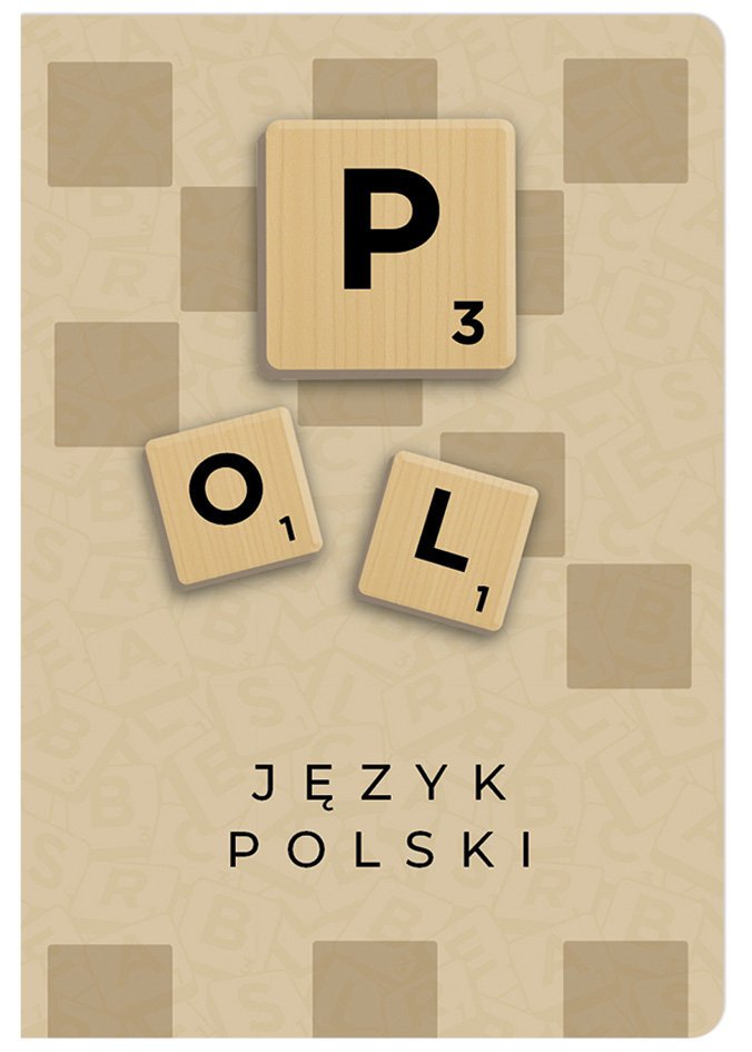 ZESZYT A5 POLSKI, 60 KARTEK, KRATKA, SCRUBLE, ŚCIĄGA BENIAMIN / REXUS