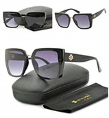 Okulary przeciwsłoneczne - OKULARY PRZECIWSŁONECZNE DAMSKIE UV400 EXCLUSIVE - miniaturka - grafika 1