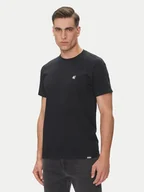 Koszulki męskie - Etnies T-Shirt Team Emroidery 4130003738 Czarny Regular Fit - miniaturka - grafika 1