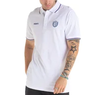 Koszulki sportowe męskie - Koszulka Prosto Klasyk Polo Woods KL231MTEE3012L - biała - miniaturka - grafika 1
