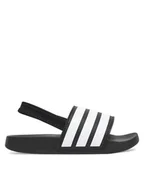 Buty dla chłopców - adidas Sandały adilette Estrap JR5328 Czarny - miniaturka - grafika 1