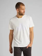 Koszulki męskie - LEE SS TONAL GRAPHIC TEE MĘSKI T-SHIRT WHITE CANVAS L62WETRR 112114877 - Lee - miniaturka - grafika 1