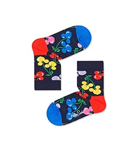 Happy Socks Kids Very Cherry Mickey Sock, kolorowe i zabawne, Skarpety dla dzieci, Niebieski-Zielony-Czerwony-Żółty (12-24M) - Skarpetki damskie - miniaturka - grafika 1