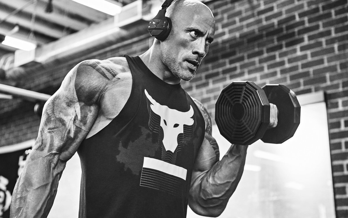 PODKŁADKA POD MYSZ Z Nadrukiem 22x18 cm Dwayne „The ” Johnson Tekst Prezent