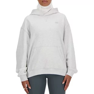 Bluza New Balance WT41537AHH - szara - Bluzy sportowe damskie - miniaturka - grafika 1