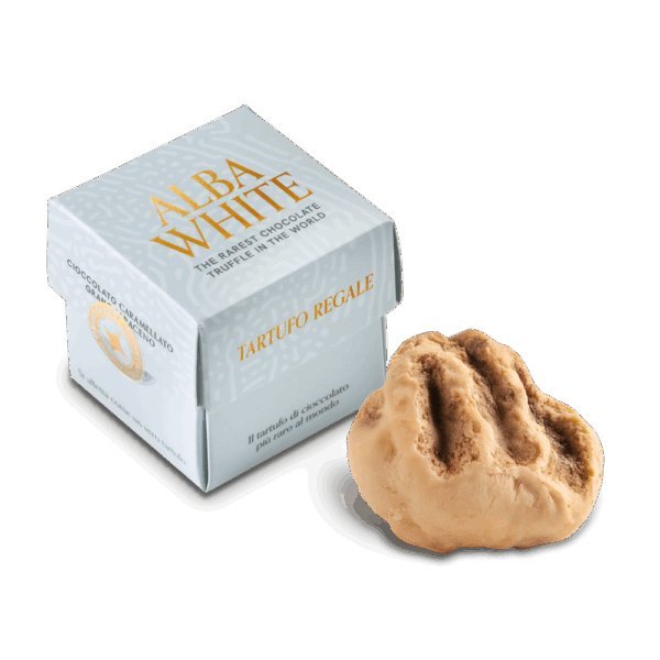 Czekoladowy trufel z białą czekoladą, 20 g (Tartufo Regale Alba White) / Tartufo Regale