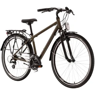Kross Trans 2.0 28 cali Męski Khaki-czarny - Rowery - miniaturka - grafika 1