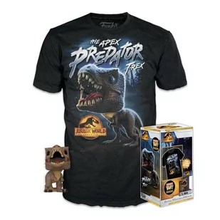 jurassic world - pocket pop - trex + tee (8-9 years) - Figurki kolekcjonerskie - miniaturka - grafika 1