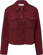 Kurtki damskie - S OLIVER KRÓTKA KURTKA DAMSKA Z KIESZENIAMI BORDOWA 38 JQA - miniaturka - grafika 1