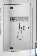 Kabiny prysznicowe - Radaway Essenza Black Kdj kabina 80x80cm lewa szkło przejrzyste 1385043-54-01L/1384051-01-01 - miniaturka - grafika 1