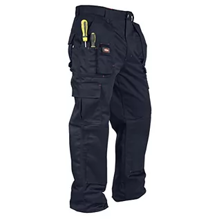 Spodnie męskie - Lee Cooper męskie bojówki, luźne spodnie robocze - Morskie - 32W / R LEG - grafika 1