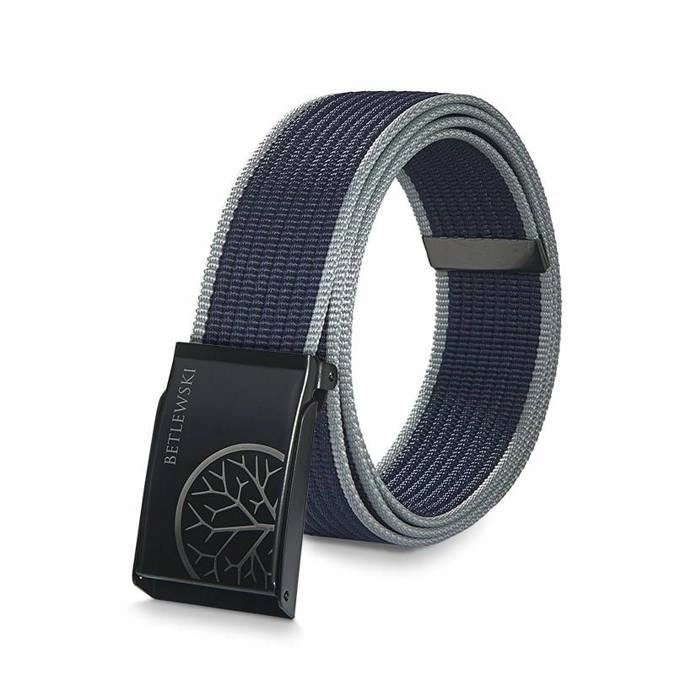 Pasek parciany BETLEWSKI PRC-15_CZ-3 L szary