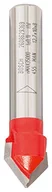 Frezy - Bosch Frezy typu V 8 mm, D 12,7 mm, L 10 mm, G 44,5 mm, 90° 2608629369 - miniaturka - grafika 1