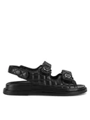 Sandały damskie - Badura Sandały MARIGOLD-22-910-6 Czarny - miniaturka - grafika 1