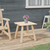 Sofy ogrodowe - Stolik pomocniczy, 49x49x50 cm, lite drewno świerkowe Lumarko! - miniaturka - grafika 1