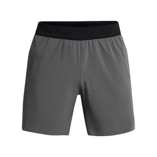 Męskie Spodenki UNDER ARMOUR UA VANISH ELITE SHORT 1376782-025 – Szary - Spodenki męskie - miniaturka - grafika 1