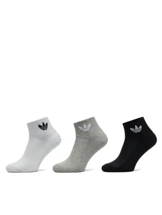 adidas Zestaw 3 par wysokich skarpet unisex Mid Crew IJ5612 Kolorowy - Skarpetki damskie - miniaturka - grafika 1