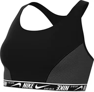 Biustonosze - Nike Biustonosz damski W Nk Df Swsh Logo Bra INTIM - miniaturka - grafika 1