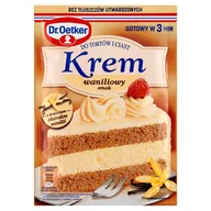Dodatki do ciast w proszku - Dr. Oetker Krem do tortów i ciast waniliowy smak 105 g - miniaturka - grafika 1