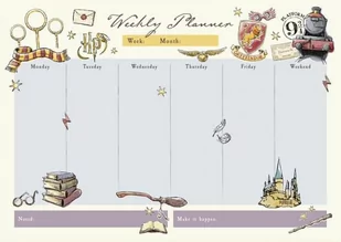 Harry Potter - planer tygodniowy 29,7x21 cm - Notesy i bloczki - miniaturka - grafika 1
