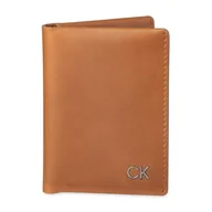 Portfele - Calvin Klein Męski skórzany minimalistyczny składany portfel RFID, jasnobrązowy, jeden rozmiar - miniaturka - grafika 1