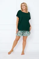 Piżamy damskie - Piżama damska krótki rękaw, krótkie spodnie Florisa - Italian Fashion - miniaturka - grafika 1
