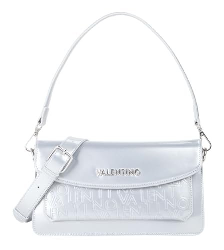 VALENTINO Damska torebka z geranium, Argento, Argento, jeden rozmiar